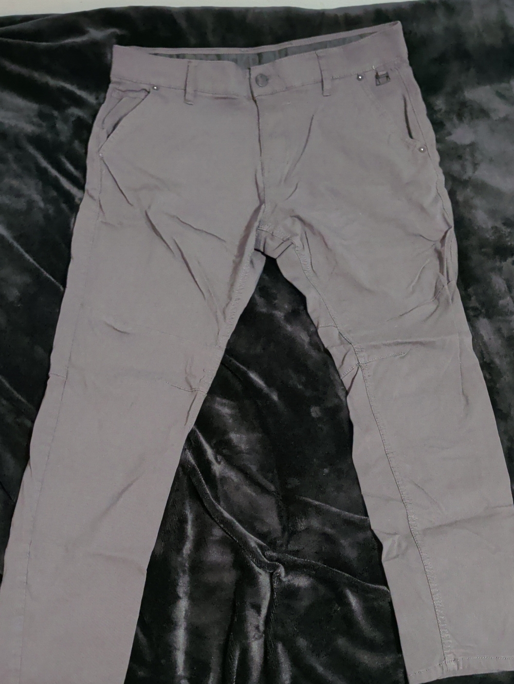 Men's Slim Straight Chinos - Gray